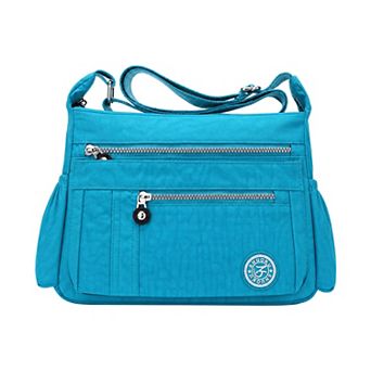 Multiple Zipper Pockets Crossbody Bags for Women Shoulder Bag with Adjustable Strap