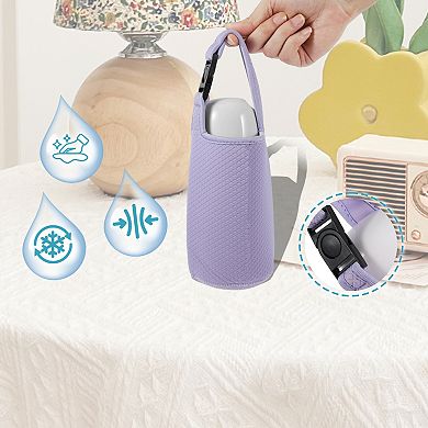 6.3" Insulated Carrier Pouch, Portable Sport Water Bottles