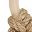 Brown White Jute