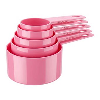 Plastic Measuring Spoons Set, Lightweight Kitchen Spoons for Dry and Liquid