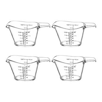 60ml Measuring Cup 4 pc Material Measuring Cup for Everyday Kitchen Tasks Like Baking