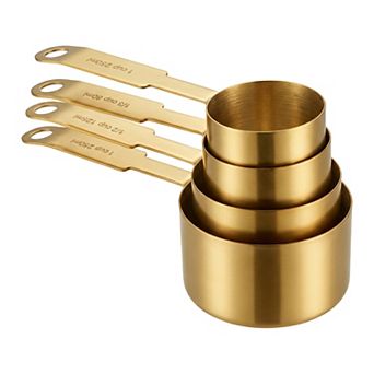 Stainless Steel Measuring Spoons, Metal Kitchen Spoons for Dry and Liquid, Reliable Set