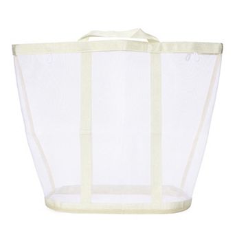 1 Pack Collapsible Laundry Basket, Polyester Laundry Hamper, Lightweight Laundry Hamper with Handles