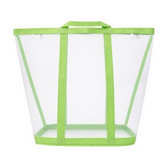 1 Pack Collapsible Laundry Basket, Polyester Laundry Hamper, Lightweight Laundry Hamper with Handles