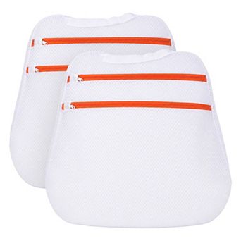 2 pc Mesh Laundry Bags, Durable Zipper Closure Laundry Bag for Delicates, Protect Garments