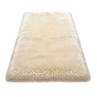 35"x24" Soft Shaggy Area Rug, Ultra Fluffy Bedroom Rugs, Non-Slip Fuzzy Furry Carpet