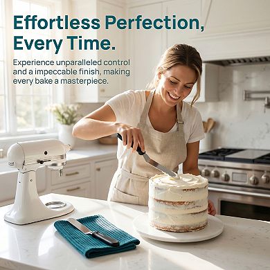 Spatula Set, 2 Pack Kitchen Spatula, Heat-Resistant Cooking Utensils, Dishwasher Safe, for Frying