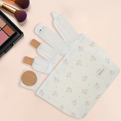 1Pc Lightweight Clutch Floral Makeup Bag