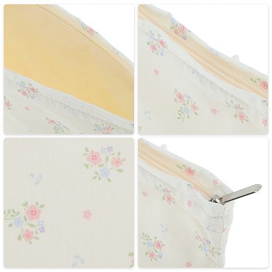 1Pc Lightweight Clutch Floral Makeup Bag