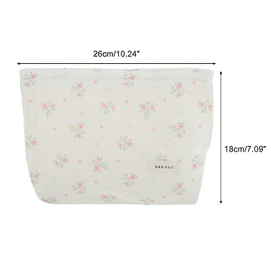 1Pc Lightweight Clutch Floral Makeup Bag