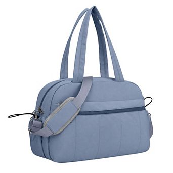 Women's Travel Duffel Cross-body Bag Multi-Pocket Yoga Gym Weekender with Adjustable Removable Strap