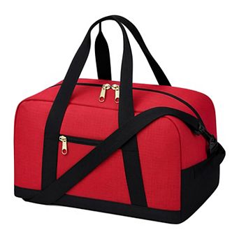 14" Sports Gym Bag for Women Durable Oxford Fabric Duffel Bag with Removable Shoulder Strap