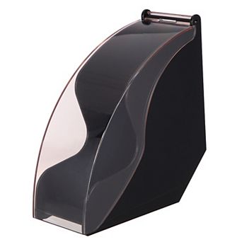 Coffee Filter Holder, Acrylic Cone Filter Storage Box with Dustproof Cover