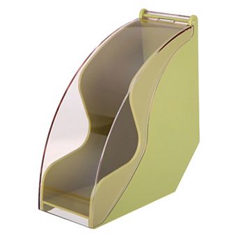 Coffee Filter Holder, Acrylic Cone Filter Storage Box with Dustproof Cover