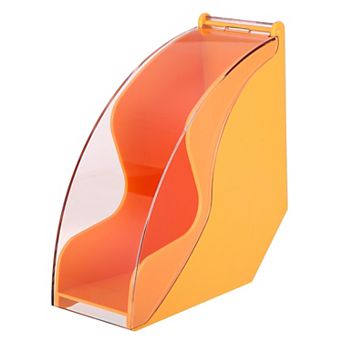 Coffee Filter Holder, Acrylic Cone Filter Storage Box with Dustproof Cover