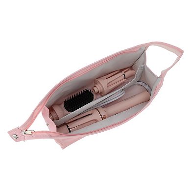 1 Pc Solid Color Hair Tools Travel Bag Large 13.98"x4.92"x6.5"