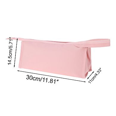 1 Pc Solid Color Hair Tools Travel Bag Large 13.98"x4.92"x6.5"
