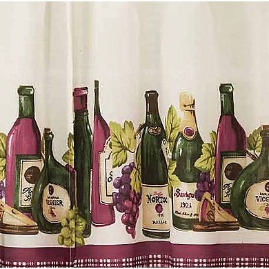 Kate Aurora Chardonnay Complete Kitchen Curtain Tier Pair and Valance Set