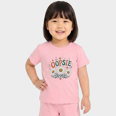 Oopsie Daisy Stars - Toddler Crew Shorts Set