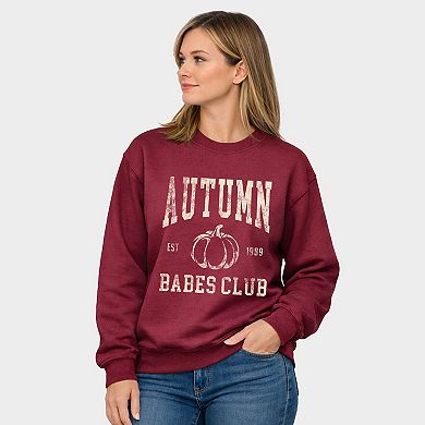 Autumn Babes Club Pumpkin - Women's Graphic Sweatshirt