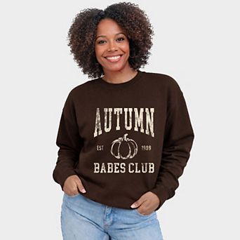 Autumn Babes Club Pumpkin - Women's Graphic Sweatshirt