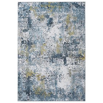 Polyester Rectangular Bedroom Living Room Dining Room Indoor Modern Abstract Soft