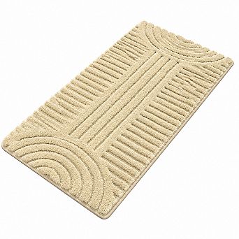 Ultra Soft Microfiber Boho Bathroom Runner Rug Non Slip Absorbent Machine Washable Home Decor