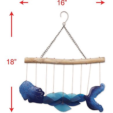 Bali Mermaid Glass Chime