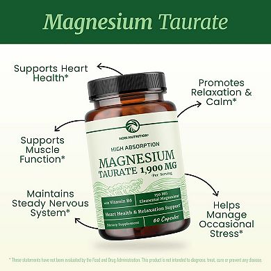 Nobi Nutrition G2 Magnesium Taurate Capsules 60ct