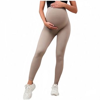 Women Maternity Active High Waist Full Length Stretchy Yoga Leggings