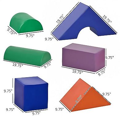 11-Piece Baby Soft Foam Climbing Block Play Set