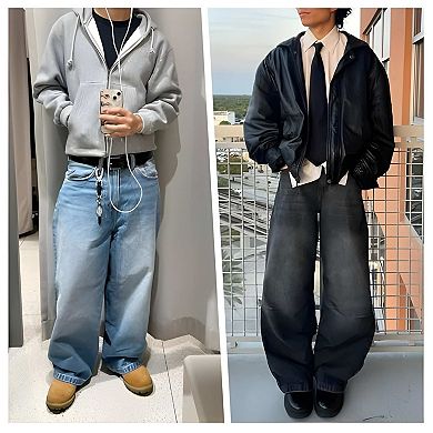 Y2K Loose Fit Jeans Men