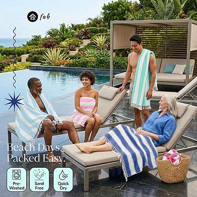 Ultra Soft Quick Dry Absorbent Cotton Towel For Travel Gym Pool Spa