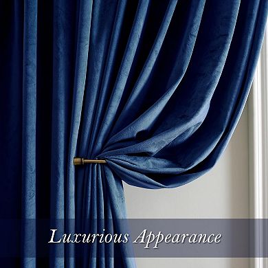 DriftAway Velvet Blackout Curtains Room Darkening Curtains 2 Panel Set Super Soft Luxury Drapes