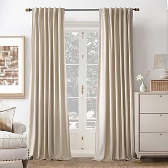 DriftAway Velvet Blackout Curtains Room Darkening Curtains 2 Panel Set Super Soft Luxury Drapes