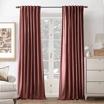 DriftAway Velvet Blackout Curtains Room Darkening Curtains 2 Panel Set Super Soft Luxury Drapes