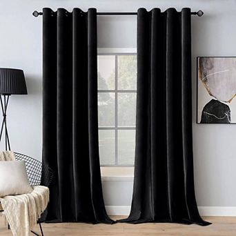 Blackout Curtains 52x84 Inch Grommet Thermal Insulated Room Darkening Drapes for Bedroom Living Room