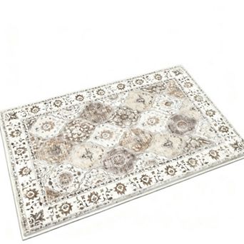 Hallway Rug Washable Vintage Kitchen Anti-Slip Laundry Distressed Bohemian Floor Rug