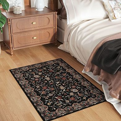 Runner Rug Hallway Washable Kitchen Rubber Backing Polyester Vintage Entryway Indoor