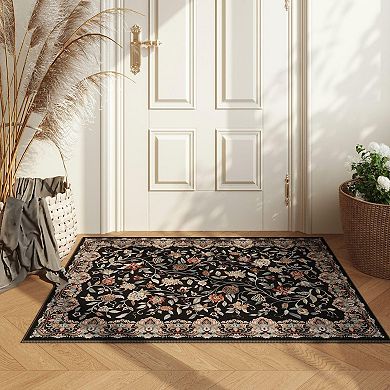 Runner Rug Hallway Washable Kitchen Rubber Backing Polyester Vintage Entryway Indoor