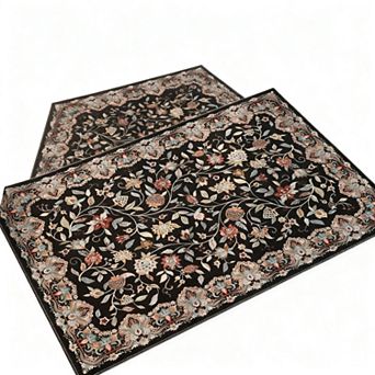Runner Rug Hallway Washable Kitchen Rubber Backing Polyester Vintage Entryway Indoor
