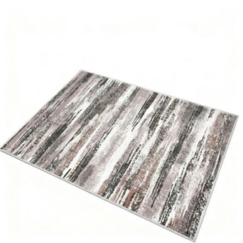 Abstract Runner Rug Washable Hallway Non Slip Soft Kitchen Bedroom Entryway Indoor Carpet