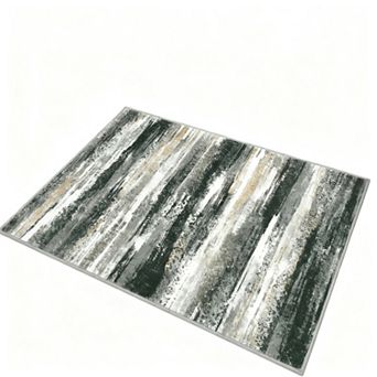 Abstract Runner Rug Washable Hallway Non Slip Soft Kitchen Bedroom Entryway Indoor Carpet