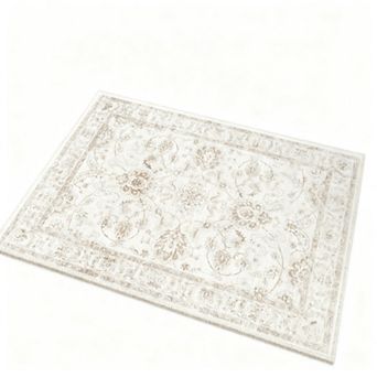 Strip Rug Non Slip Rubber Backed Soft Short Plush Machine Washable Entry Bedroom