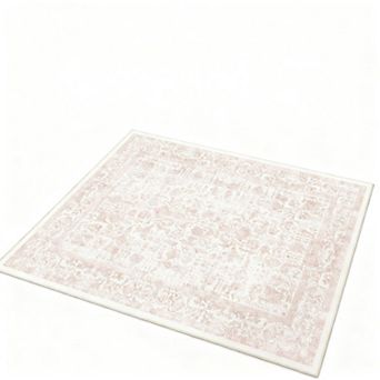 Retro Strip Rug Hallway Machine Washable Kitchen Retro Distressed Non-Slip Long Rug Indoor