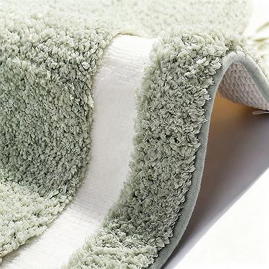 Soft Shag Bath Rug Non-slip Washable