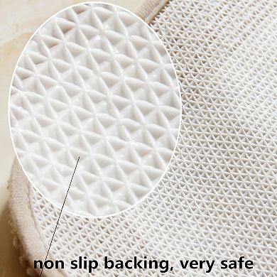 Soft Shag Bath Rug Non-slip Washable