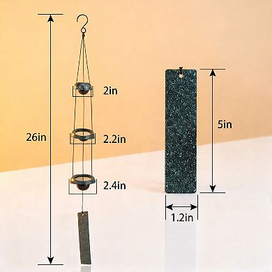 Copper Wind Chimes Temple Feng Shui Home Yard Outdoor Decoration Durable Melodious