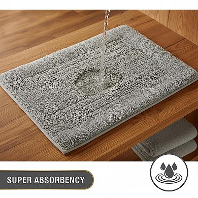 Thick Memory Foam Bath Mat Ultra Soft Plush Non Slip Absorbent Washable Bathroom Rug