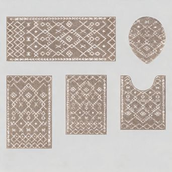 Non Slip Absorbent Bathroom Rug Set
